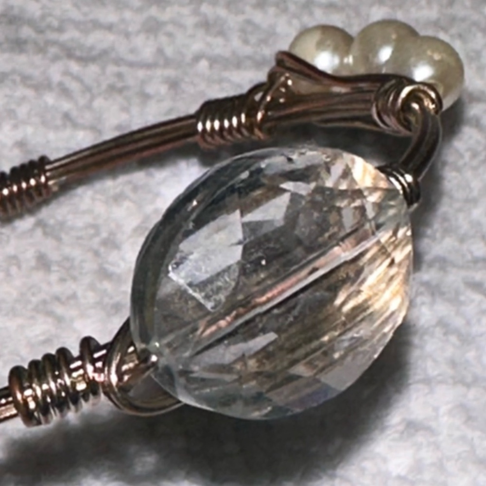 Chunky Gold Wire Wrap Bangle Stackable Bracelets … - image 7